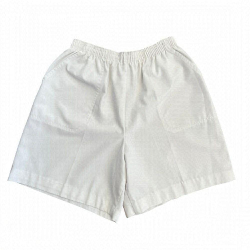 Vintage 90s Union Made High Rise White Mom Shorts